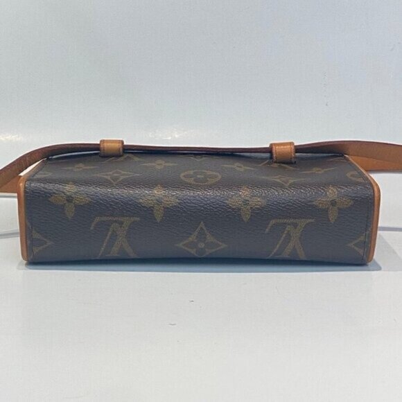 LOUIS VUITTON POCHETTE FLORENTINE BUM BAG MONOGRAM M51855 FL0073 58784 - Picture 9 of 14